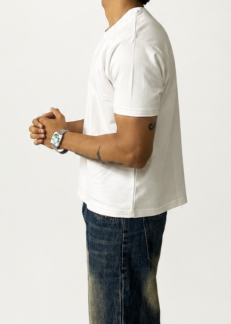 KAAFI Crop Tee — White