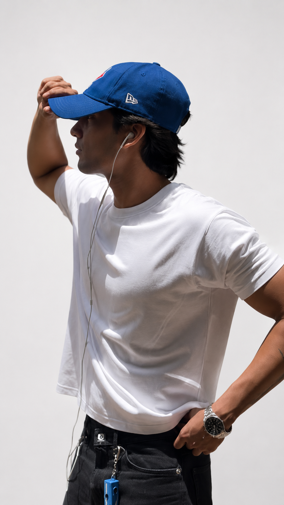 KAAFI Crop Tee — White